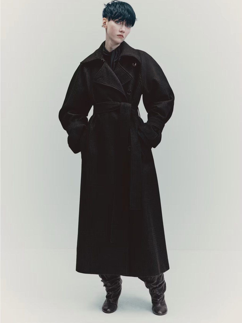 H&M Studio Premium Selection Wool Blend Coat
